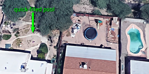 Quick filled pool example